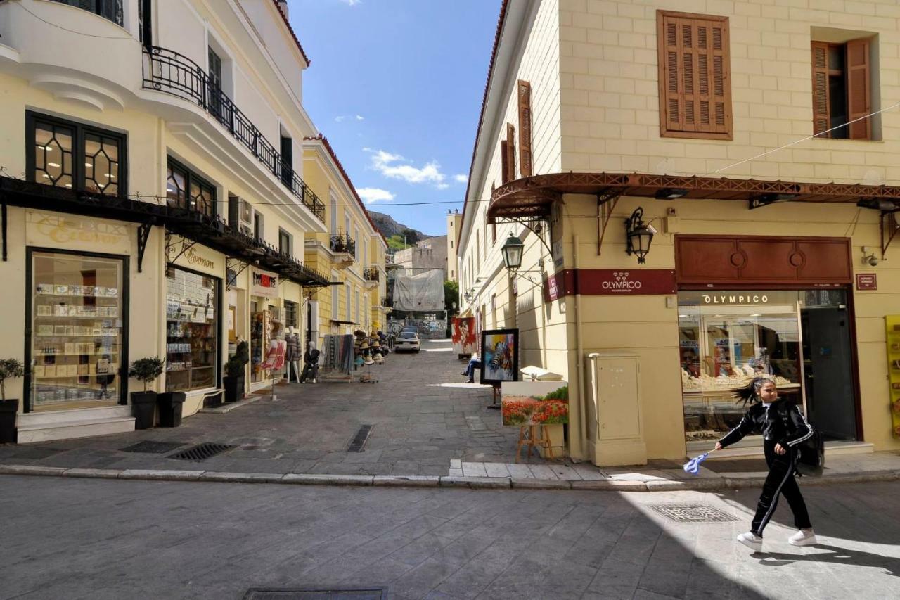 Historic Plaka Leilighet Athen Eksteriør bilde