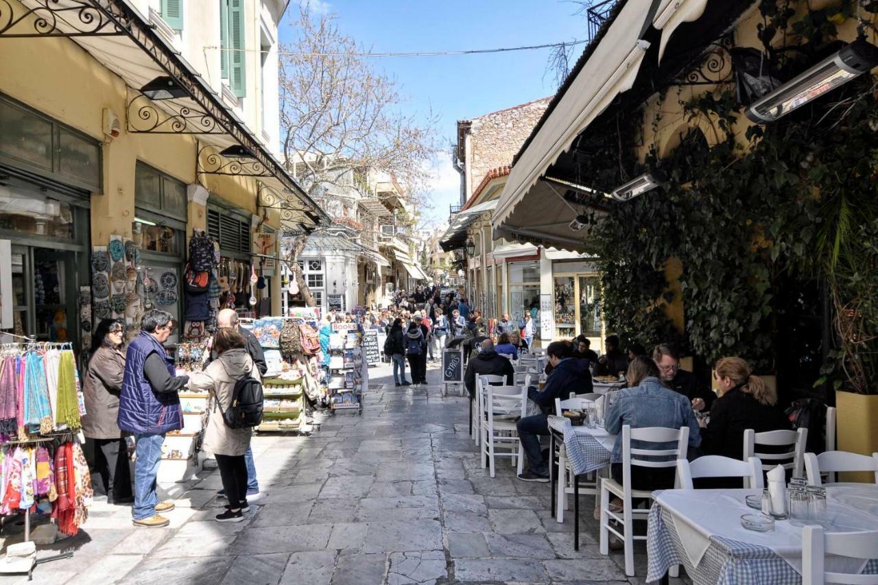 Historic Plaka Leilighet Athen Eksteriør bilde